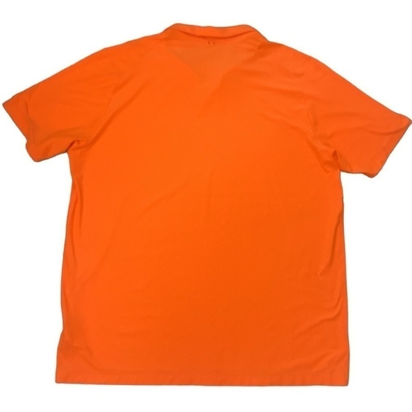 Nike Tour‎ Performance Orange Golf Tennis Short Sleeve Shirt Size XL - Picture 2 of 6